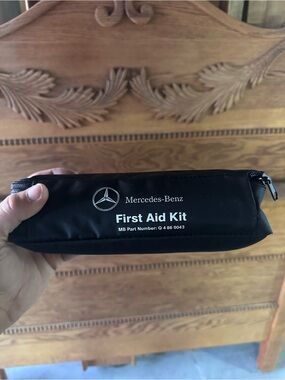 2004 Mercedes E350 Black First Aid Kit - Compact Men’s Travel Pouch